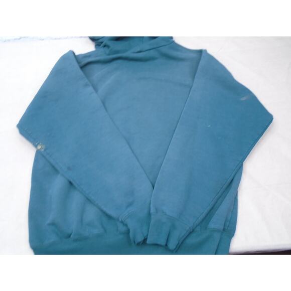 Vintage Carhartt Made in USA Green Hoodie Sweatshirt Large K132HTG Distressed - Picture 16 of 16